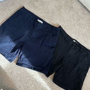 Men Shorts in Navy and Black